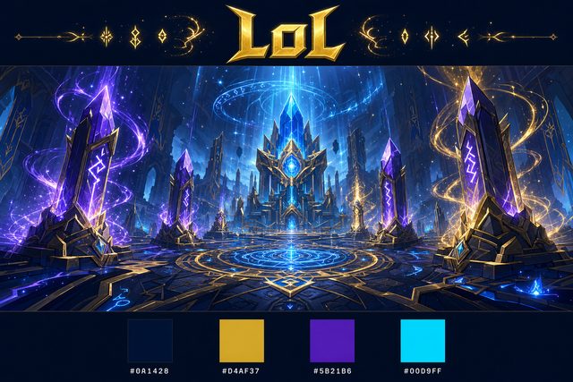 arcane crystal arena — stream overlay style sheet generated with AlertForge