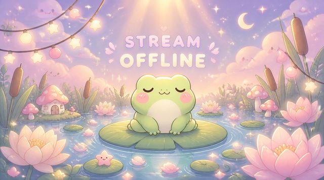pastel lily pond — stream overlay style sheet generated with AlertForge