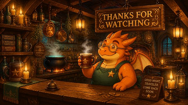 dragon's apothecary — stream overlay style sheet generated with AlertForge