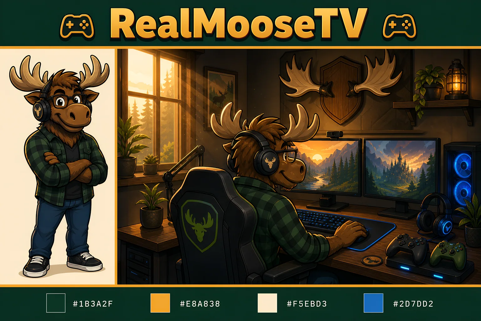 RealMooseTV cabin - sample generated with AlertForge