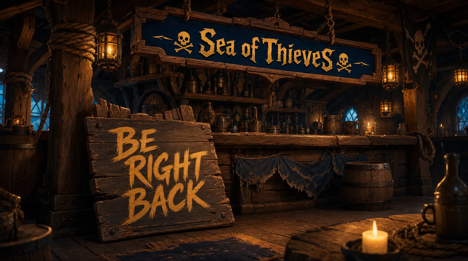 Sea of Thieves BRB - sample generated with AlertForge