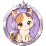 6-month subscriber badge — silver ring tier